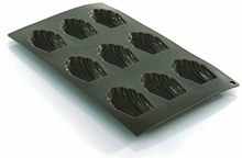 Silikonová forma na muffiny ve tvaru mušlí BergHOFF - rozměry: 29,5 x 17,5 x 1,5 cm