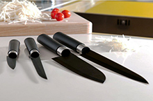 Sada čtyř nožů BergHOFF Studio - černé ostří s keramickým nepřilnavým povrchem